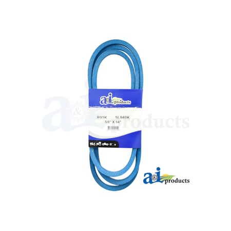 A & I Products Aramid Blue V-Belt (5/8" X 94" ) 14" x1.7" x1" A-B91K